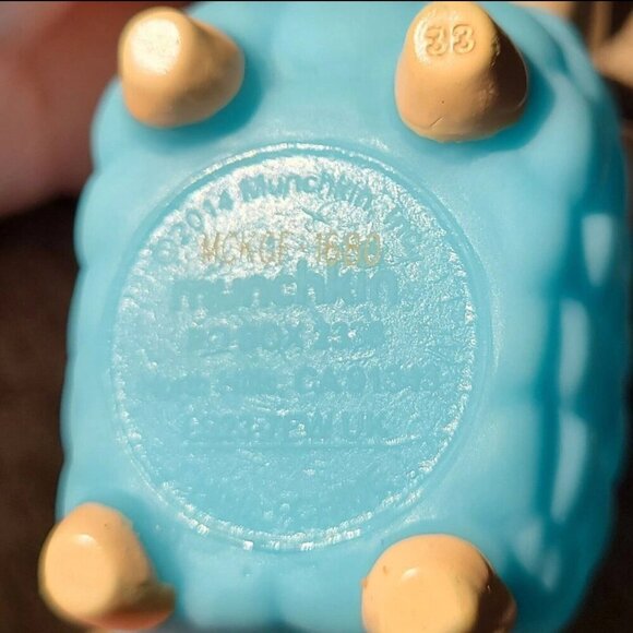 5/$12 Munchkin 2014 Blue Tan Sheep Toy Replacement Part 2.5" Farm Barn Animals - Picture 8 of 8